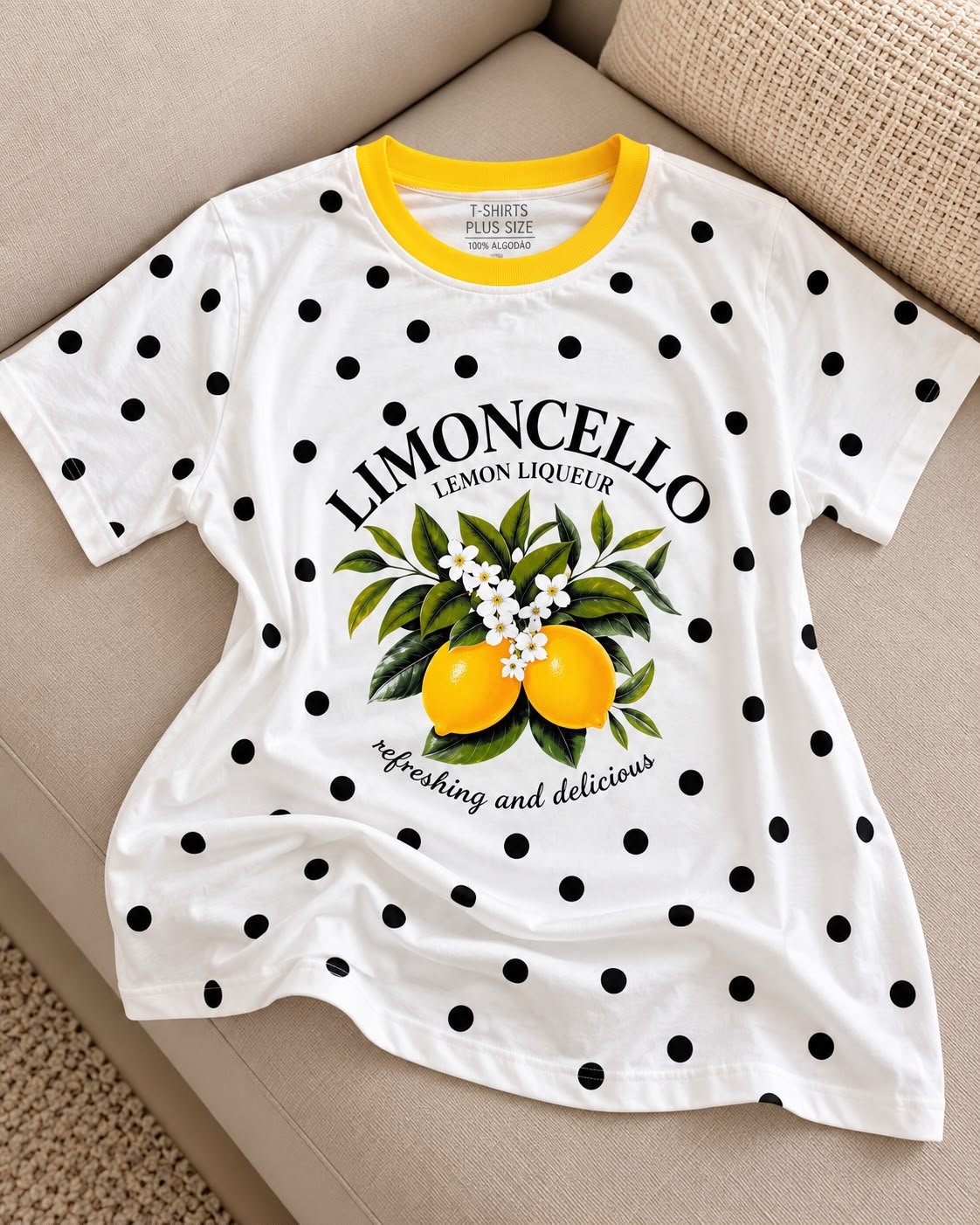 T-shirt plus size limoncello